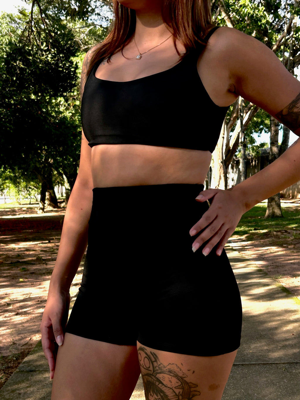 Top poliamida - preto