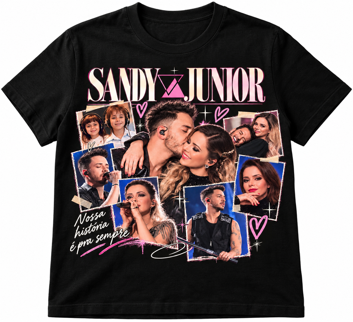 Camiseta Sandy e Júnior