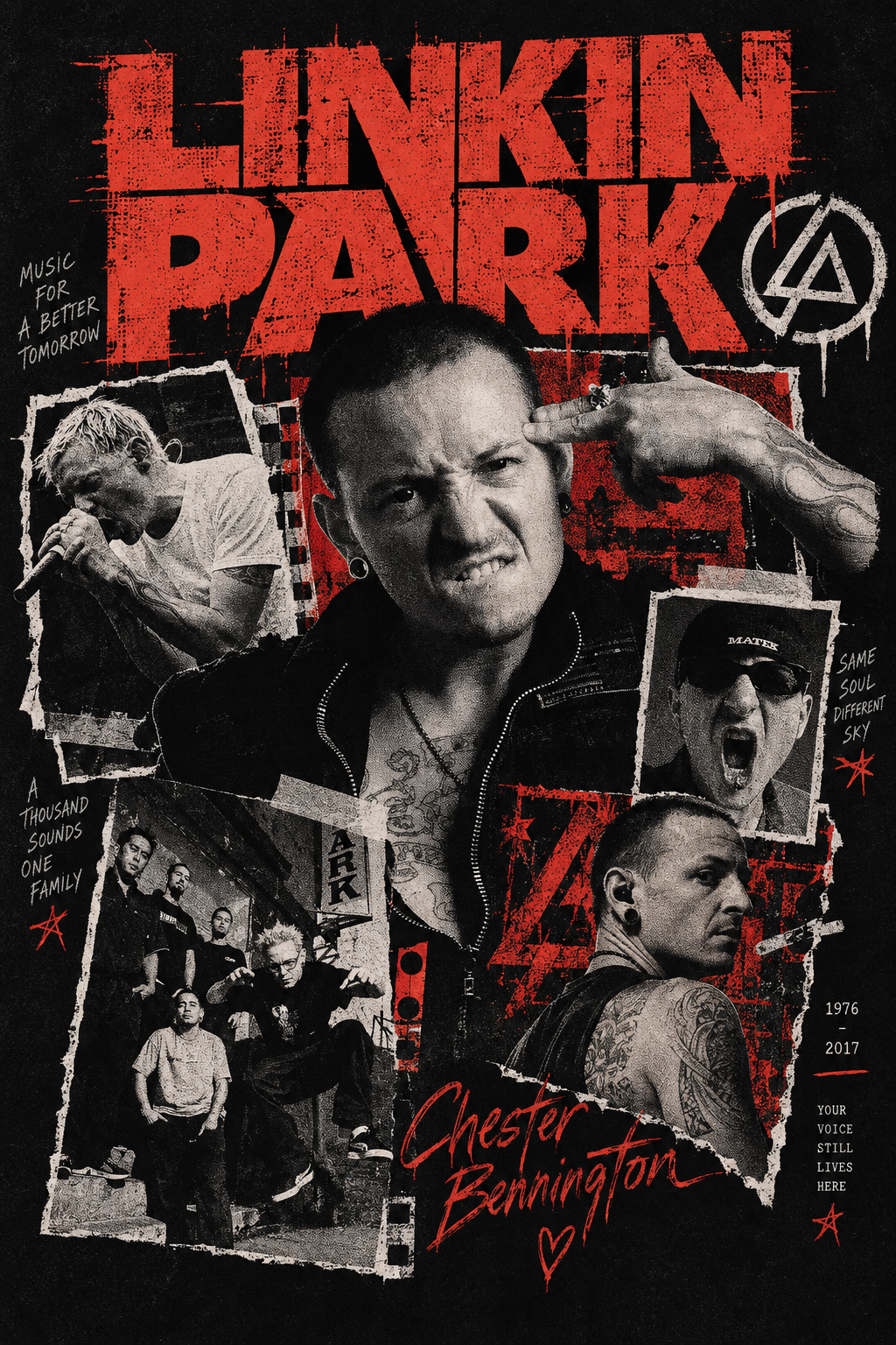 Camiseta Chester Bennington