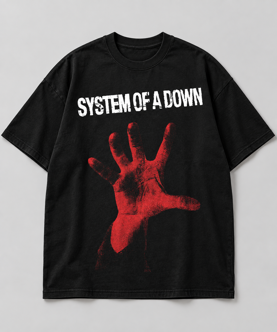 Camiseta Oversized System of down — Hallowemo