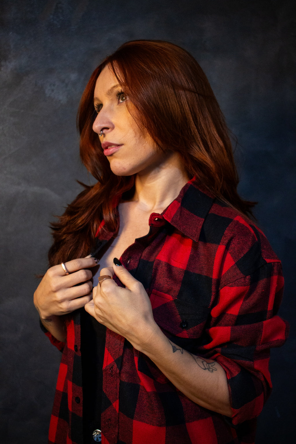 Camisa Xadrez - Scarlet Riot