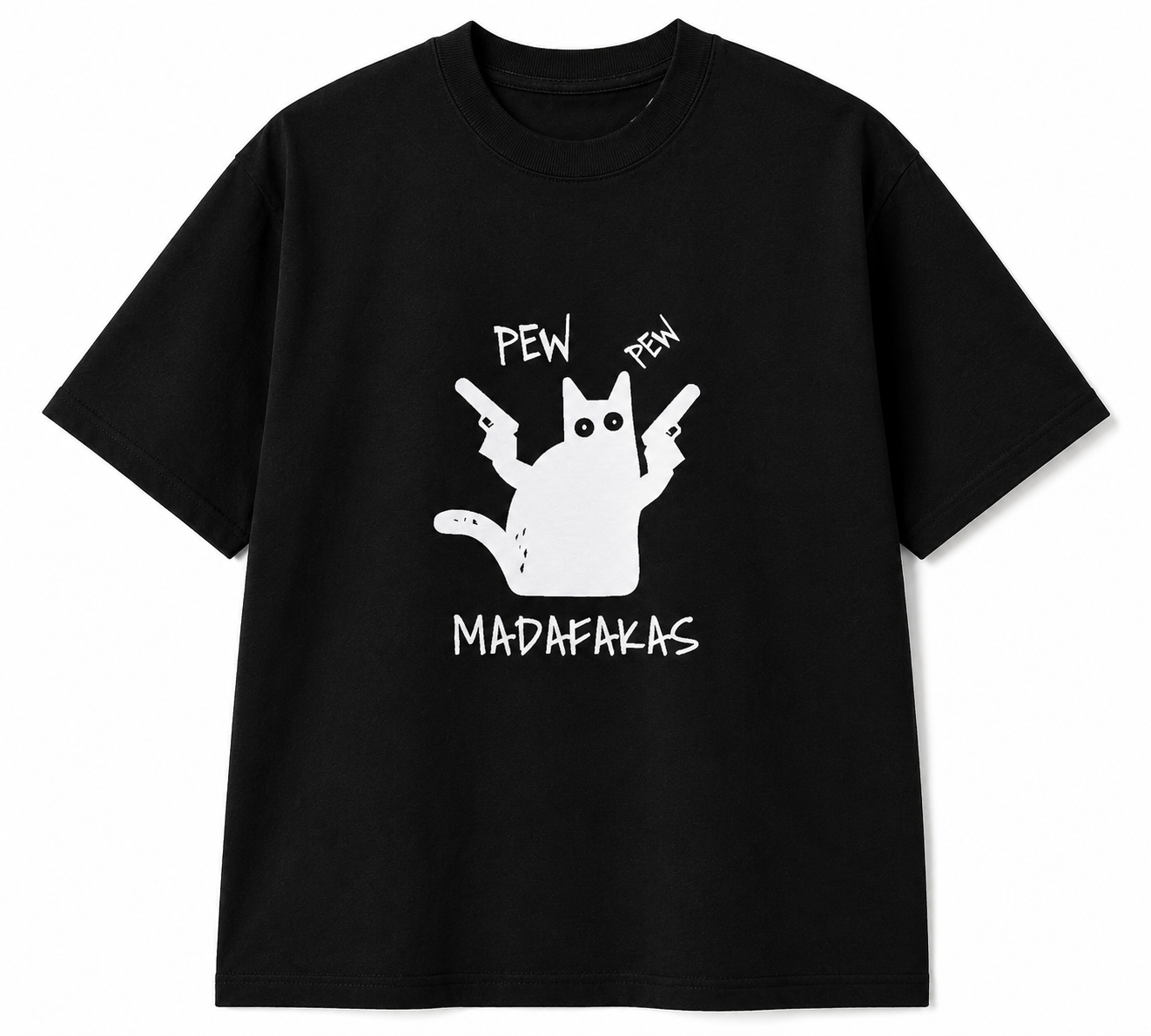 Camiseta Gato Pew Pew