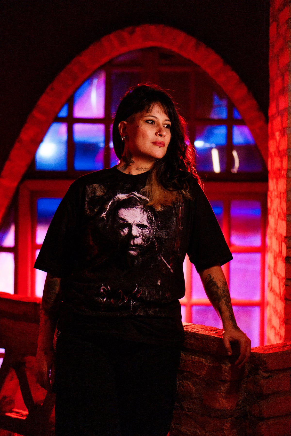 Camiseta Oversized Michael Myers — Hallowemo