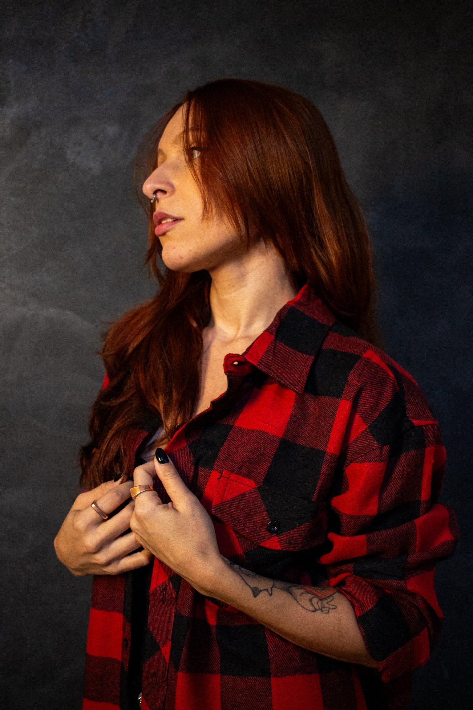 Camisa Xadrez - Scarlet Riot
