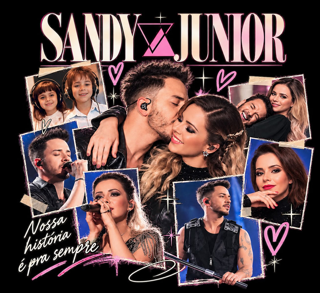 Camiseta Sandy e Júnior