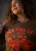 T shirt NY marrom