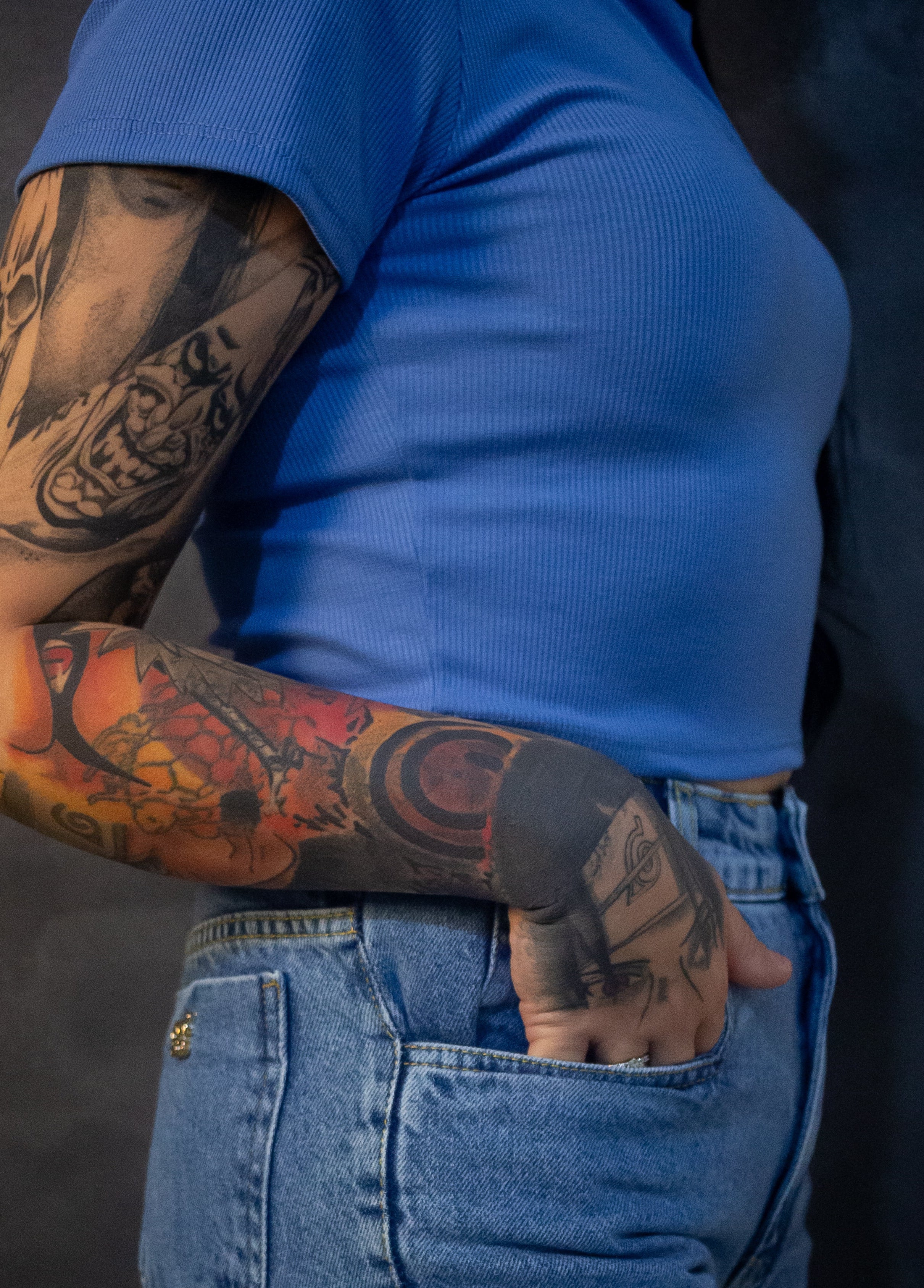 Polo Basic - azul candy