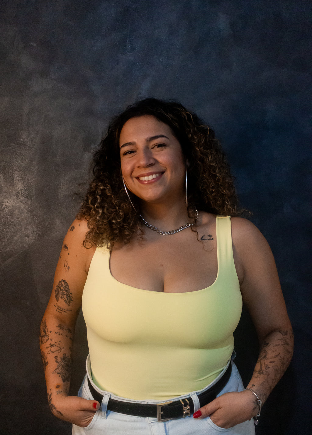 Body Bruna - Poliamida Amarelo candy