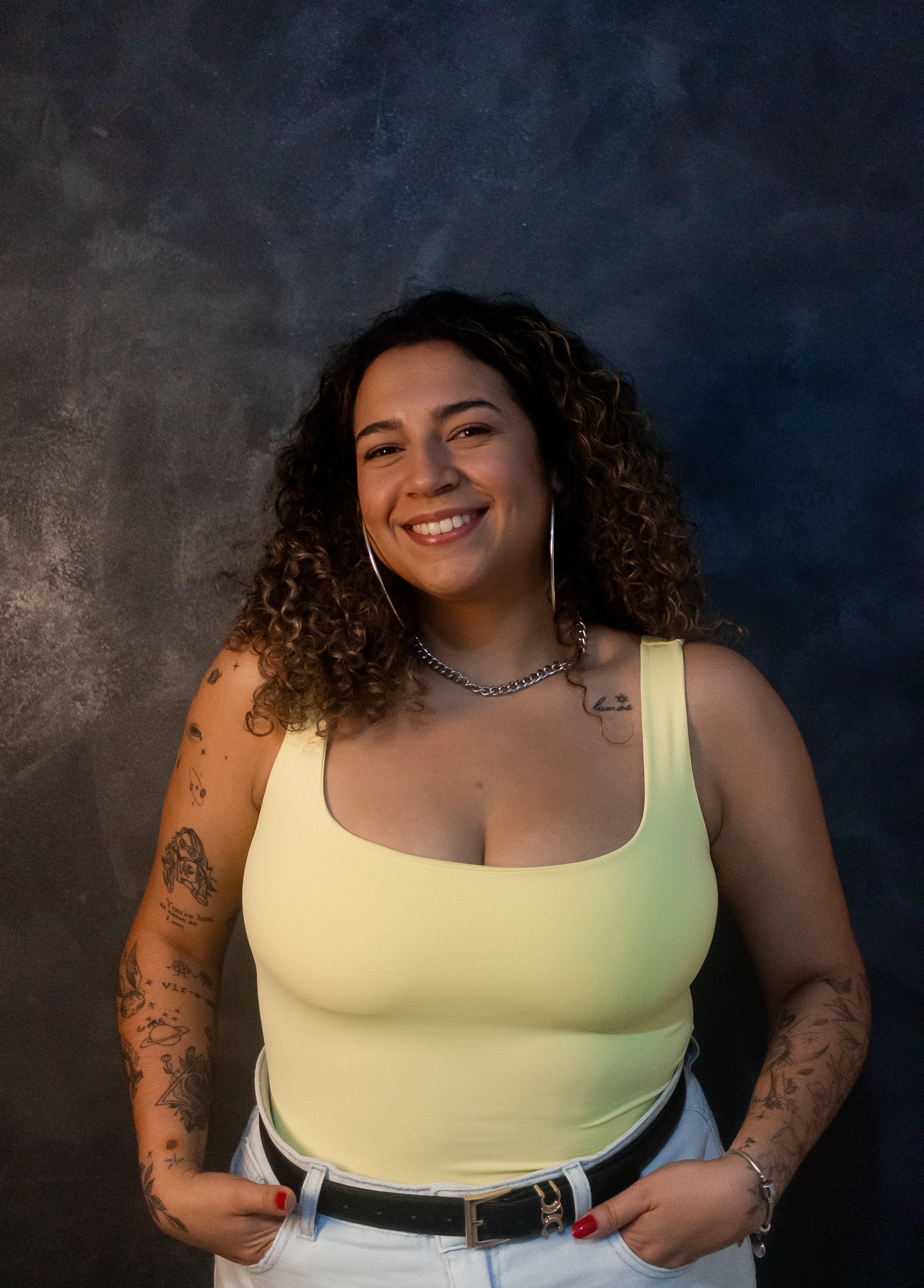 Body Bruna - Poliamida Amarelo candy