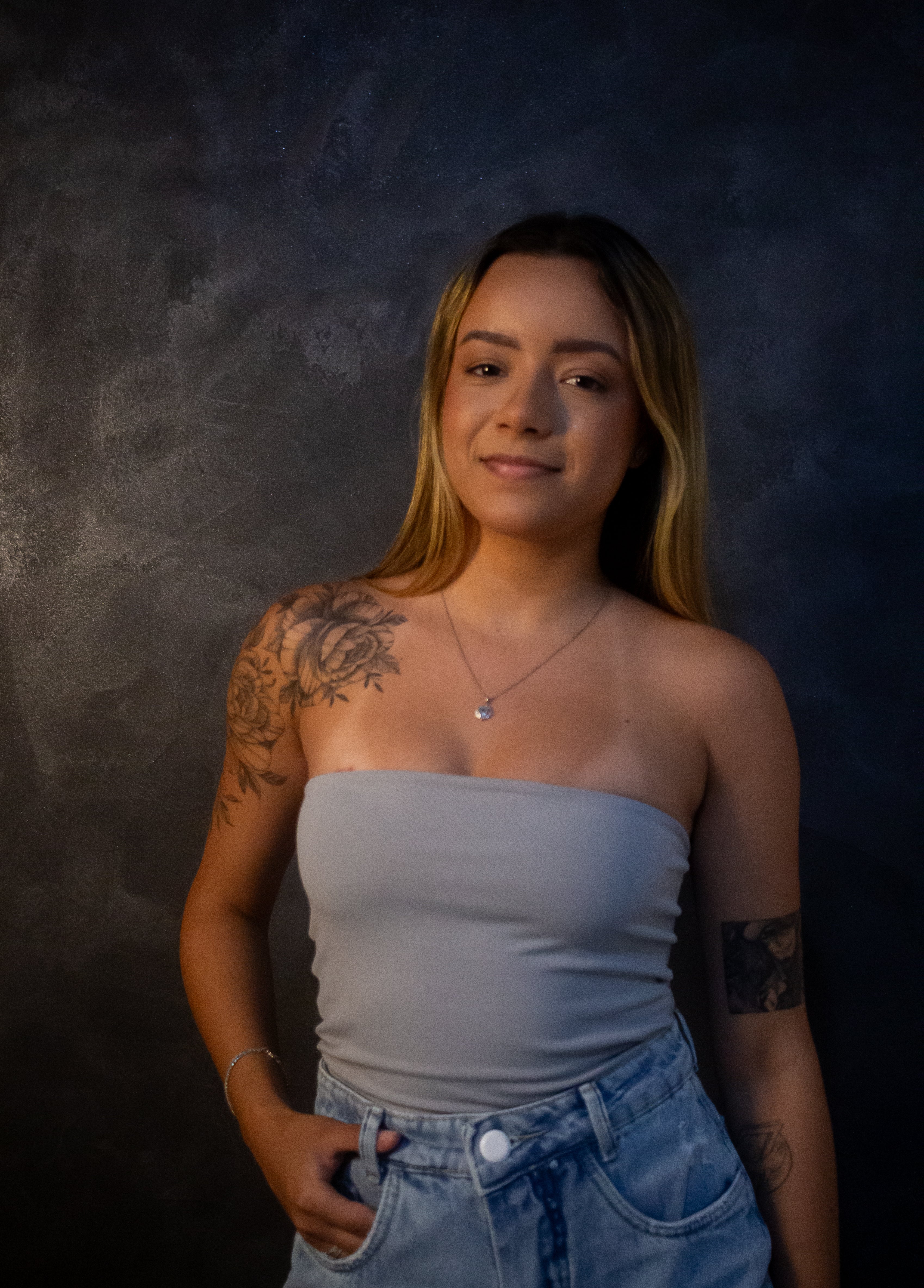 Top Tube - Poliamida Cinza