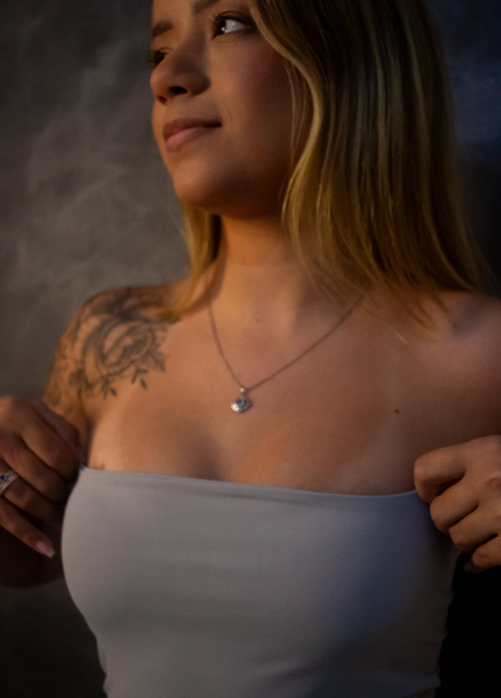 Top Tube - Poliamida Cinza