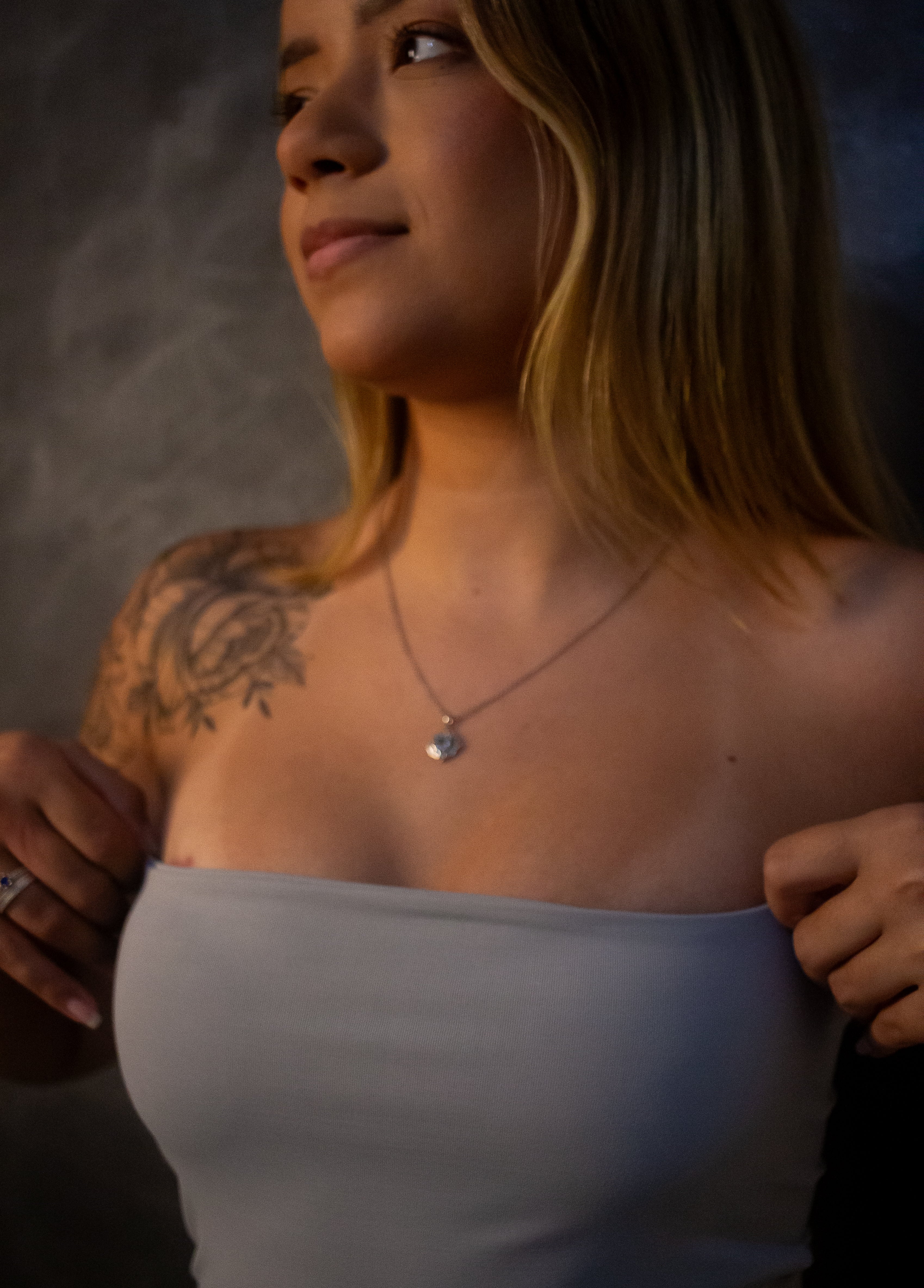 Top Tube - Poliamida Cinza