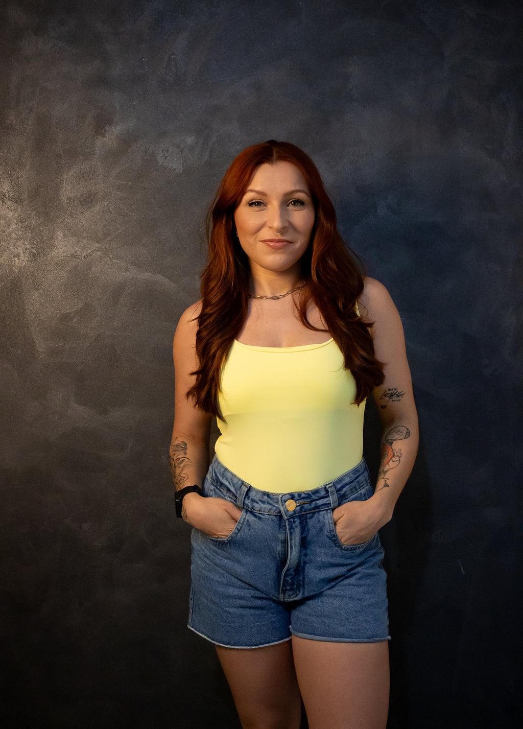 Body Bruna - Poliamida Amarelo candy