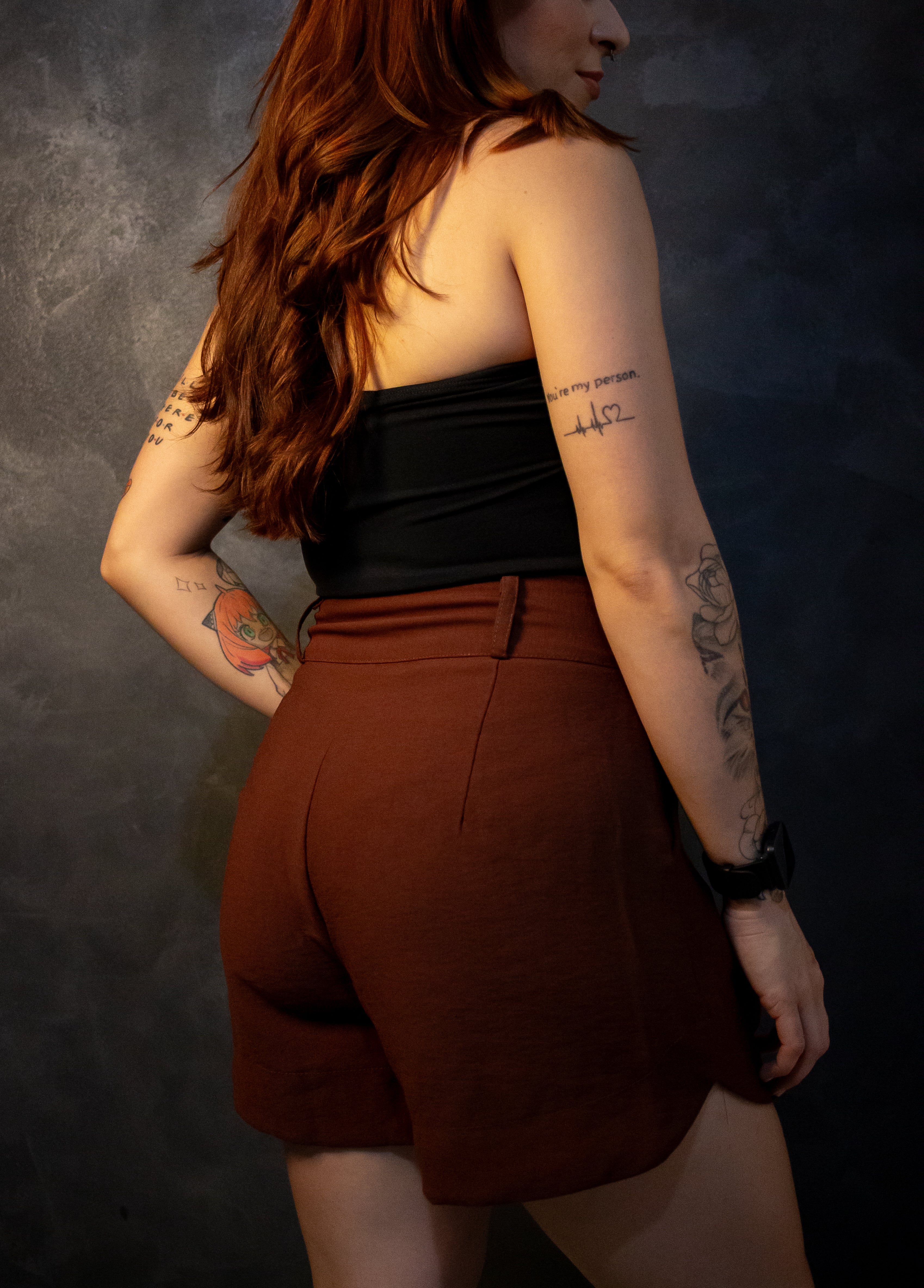 Short Viscose - Chocolate