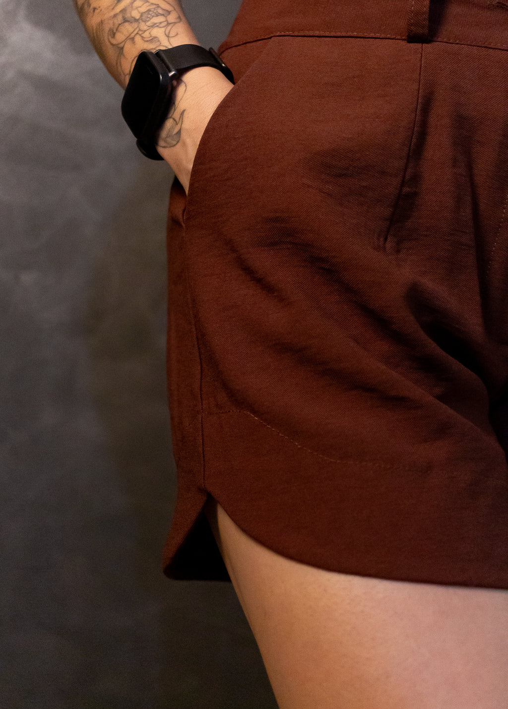 Short Viscose - Chocolate