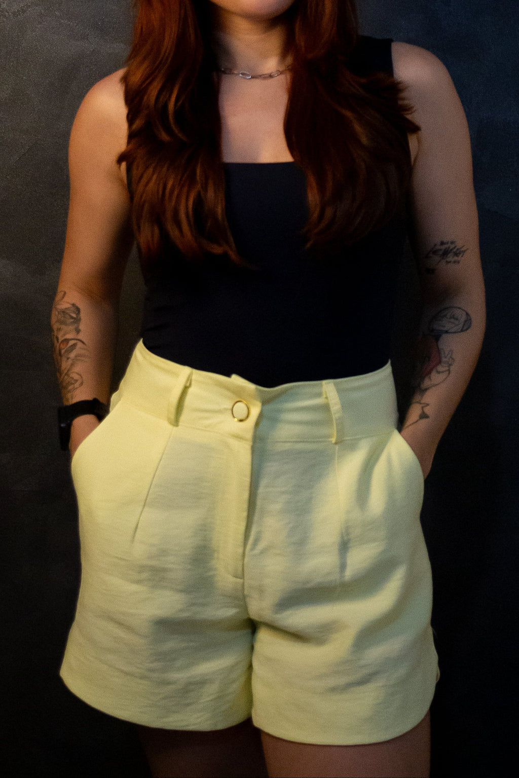 Short Viscose - Amarelo Candy