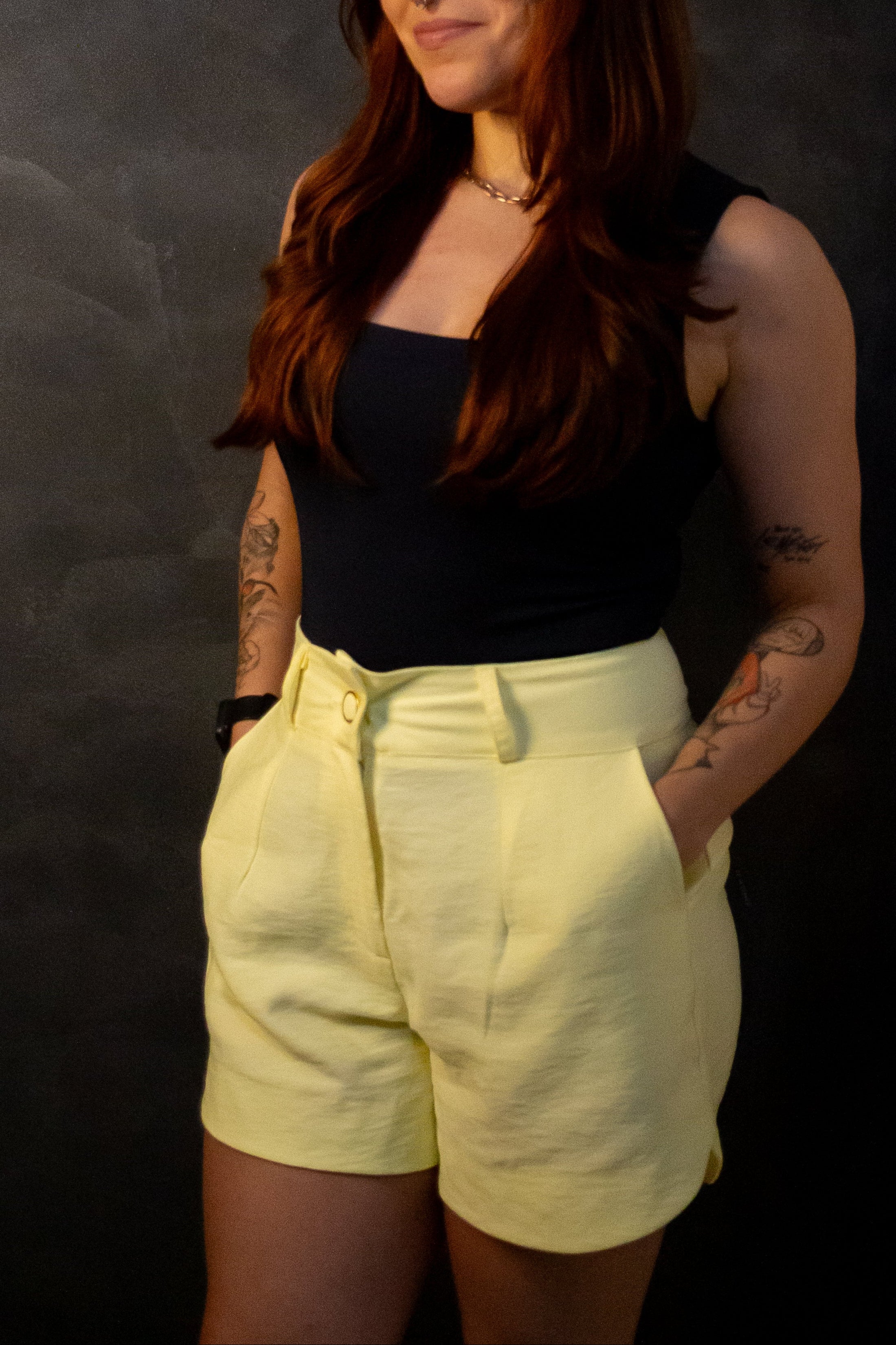 Short Viscose - Amarelo Candy