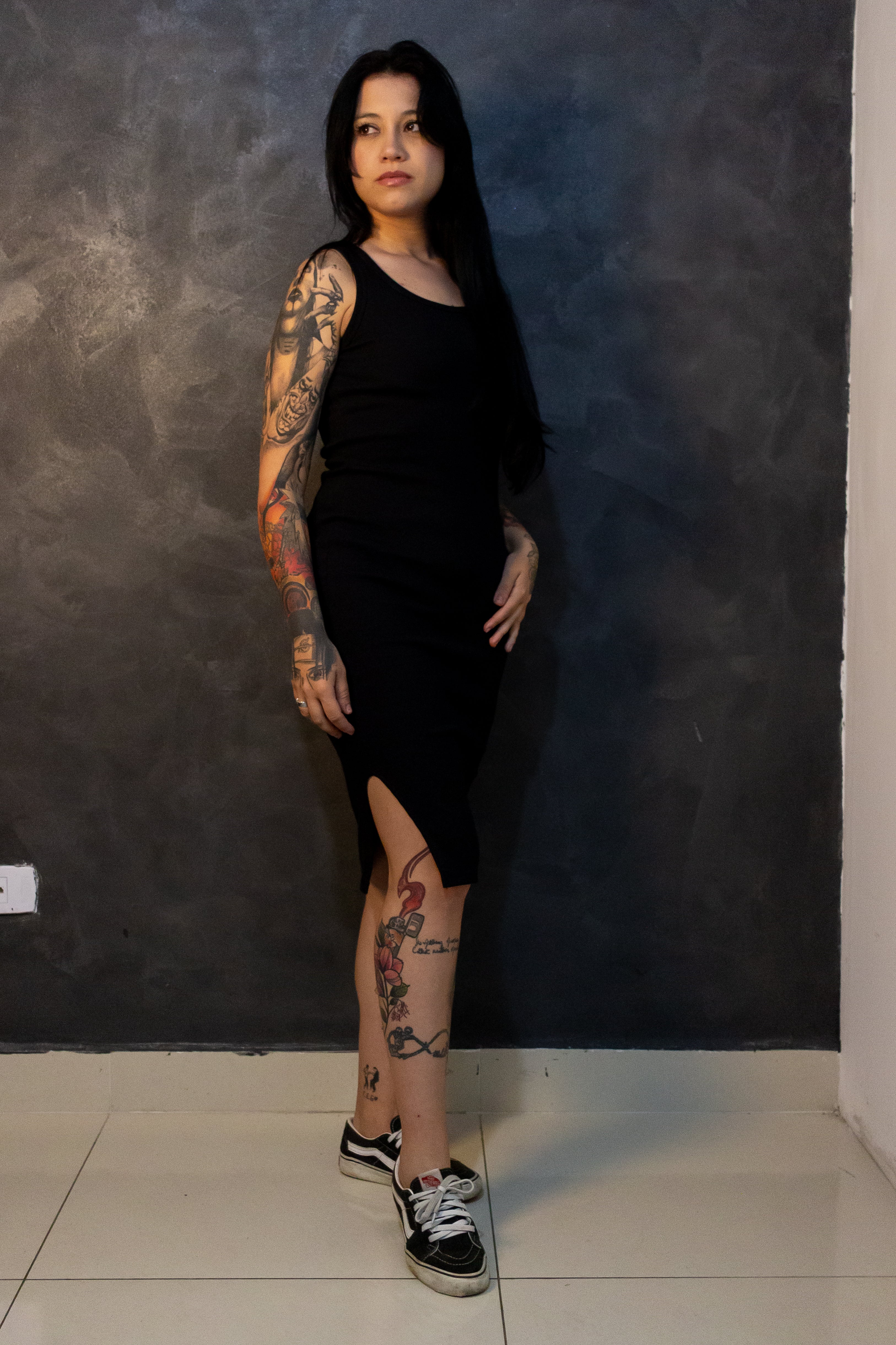 Vestido Regata - Preto