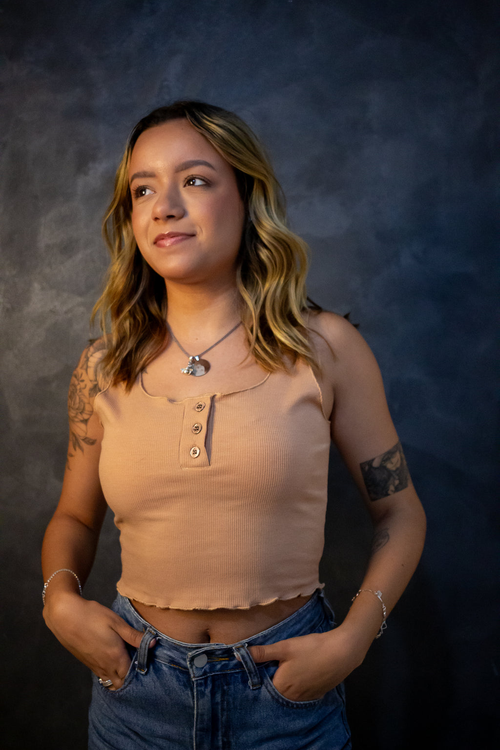 Cropped Basic - Nude