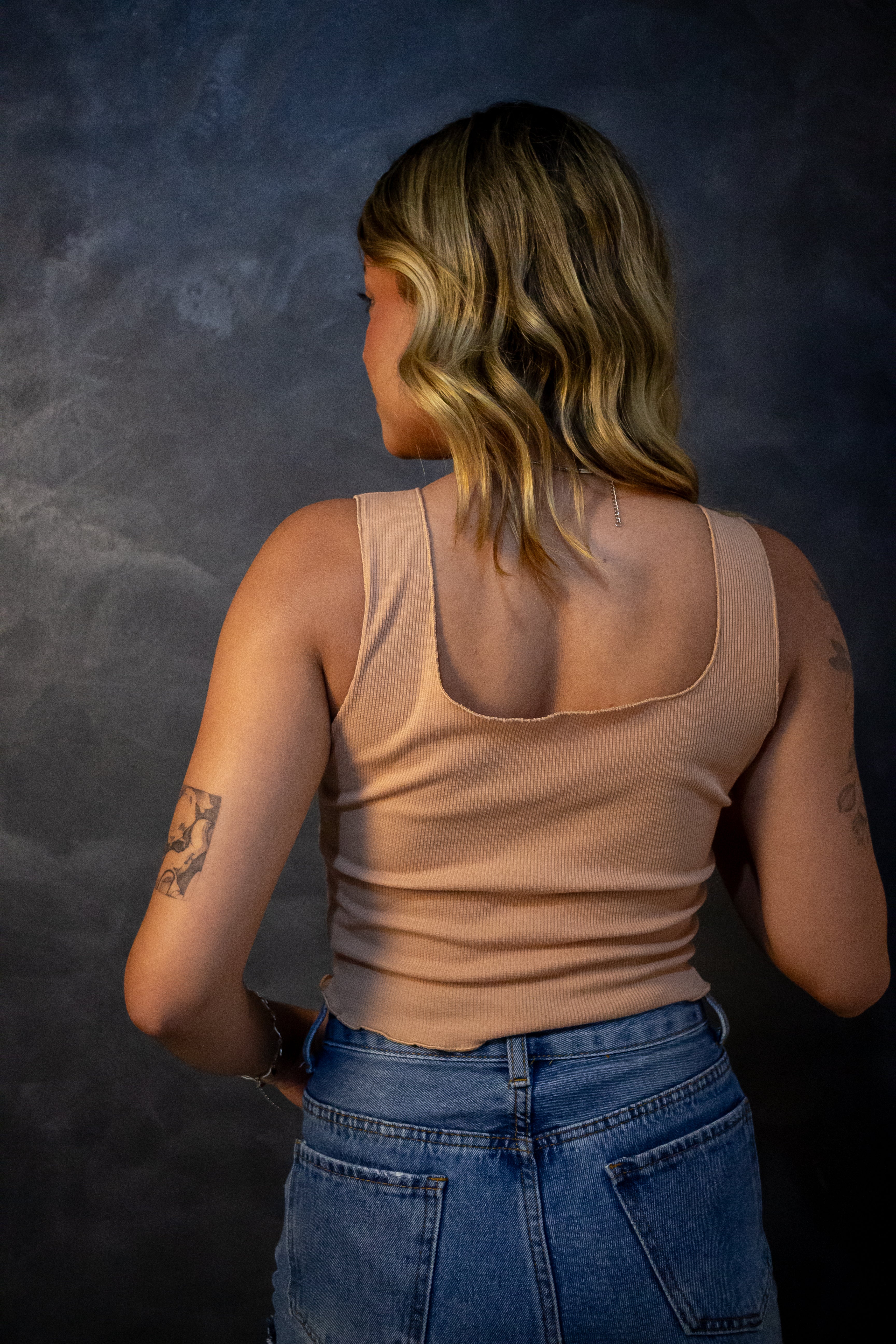 Cropped Basic - Nude