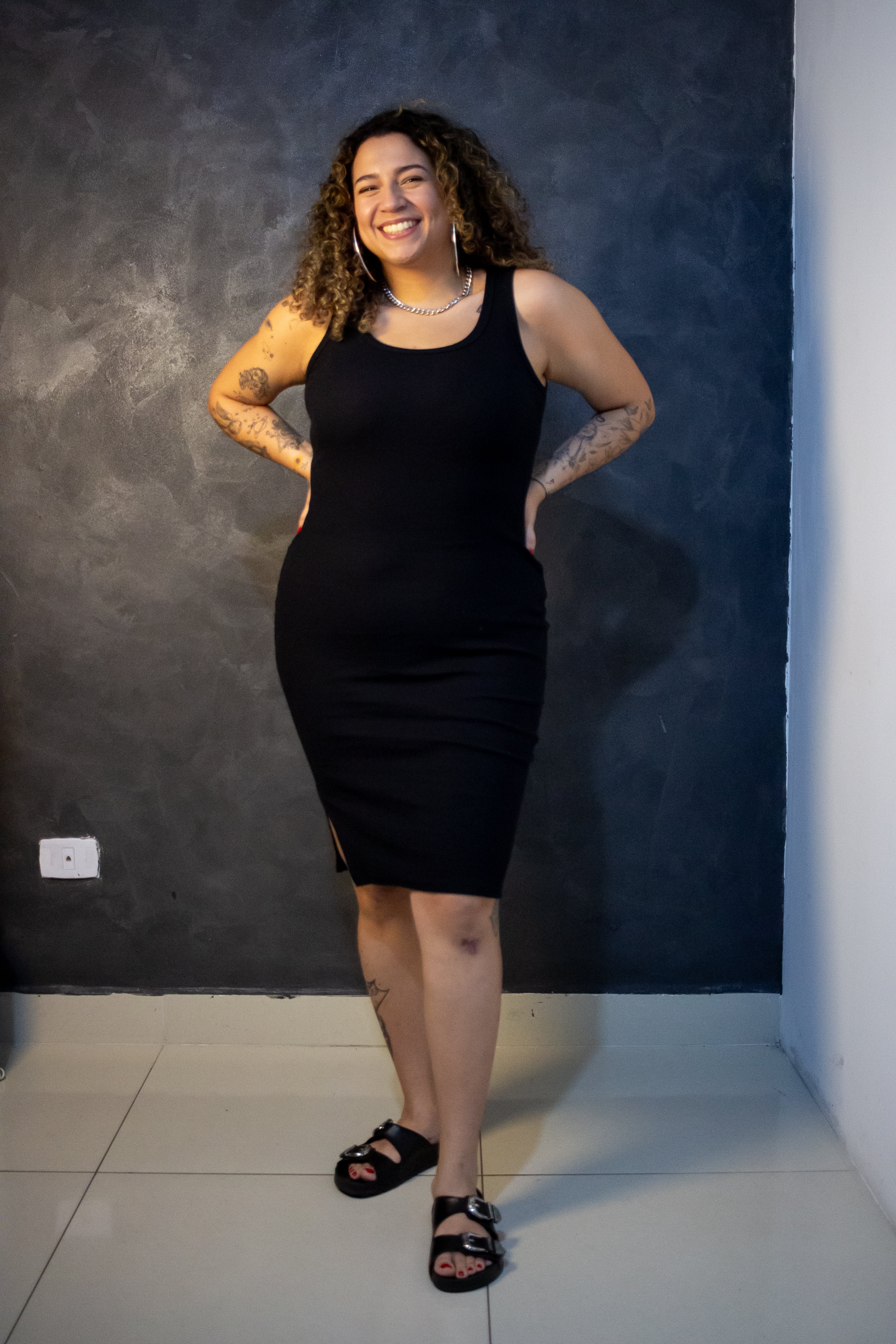 Vestido Regata - Preto