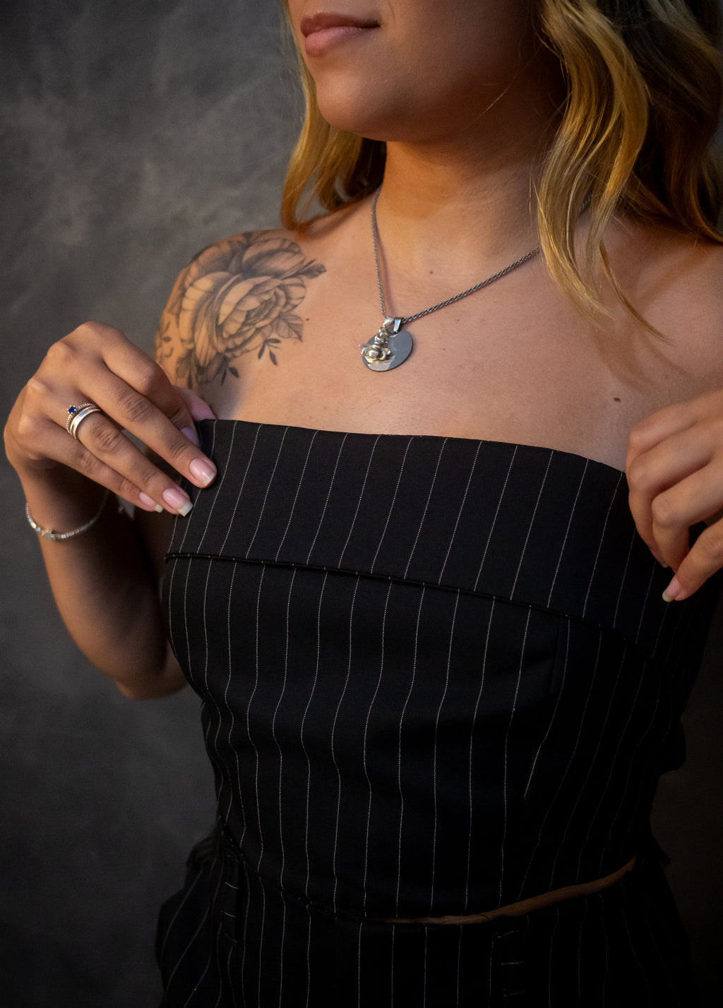 Cropped Alfaiataria - Preto