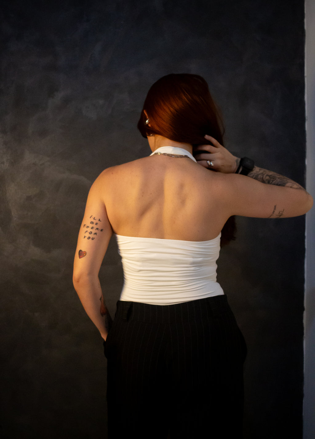 Blusa frente unica- off white