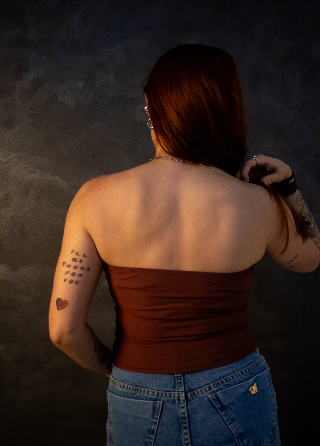 Top Tube Poliamida - Chocolate