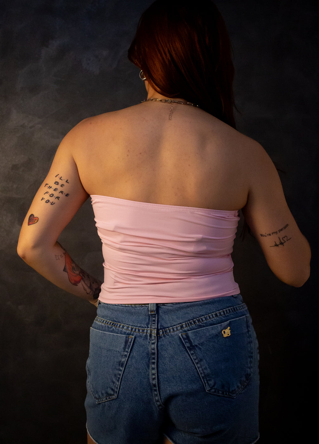 Top Tube Poliamida - Rosa candy