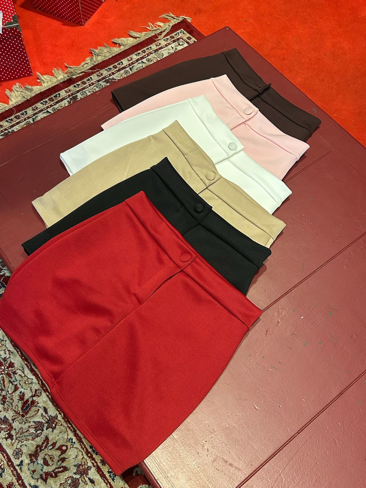 Short Saia Maria - marrom