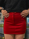 Short Saia Maria - Vermelho