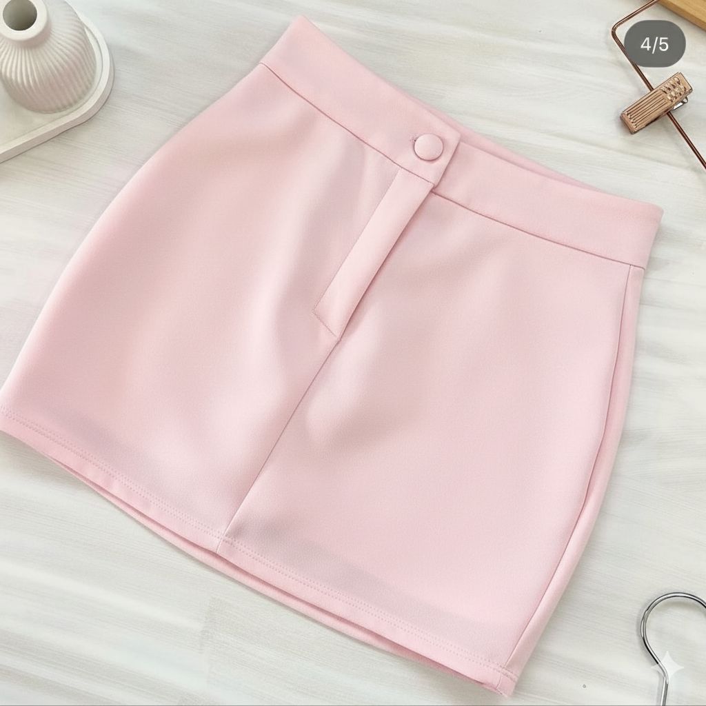 Short Saia Maria - Rosa